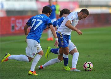 Prva HNL: Hajduk - Dinamo 0-1 (poluvrijeme)