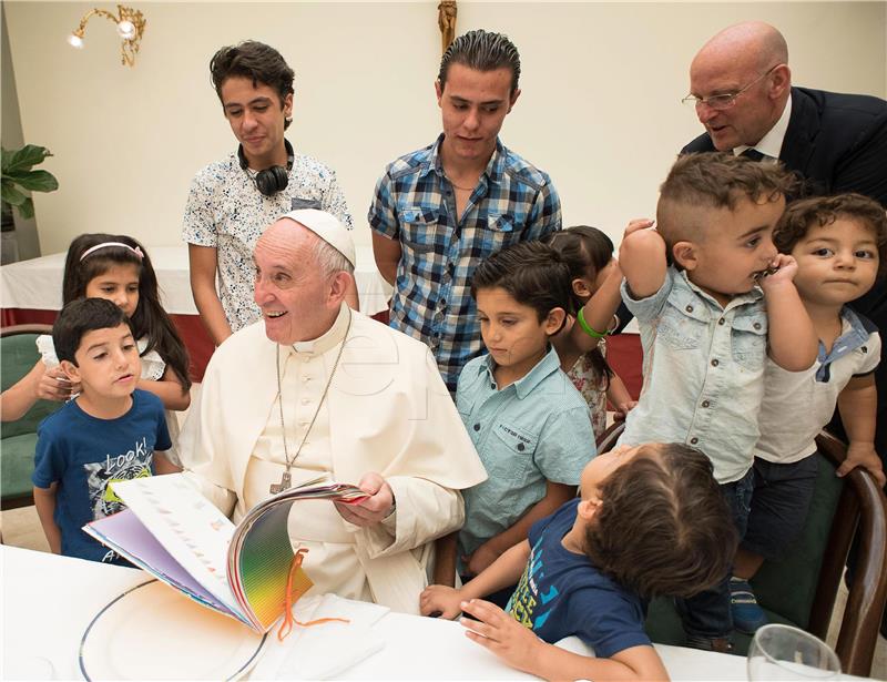 VATICAN POPE FRANCIS REFUGEES