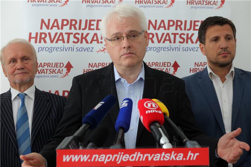 Tiskovan konferencija stranke Naprijed Hrvatska