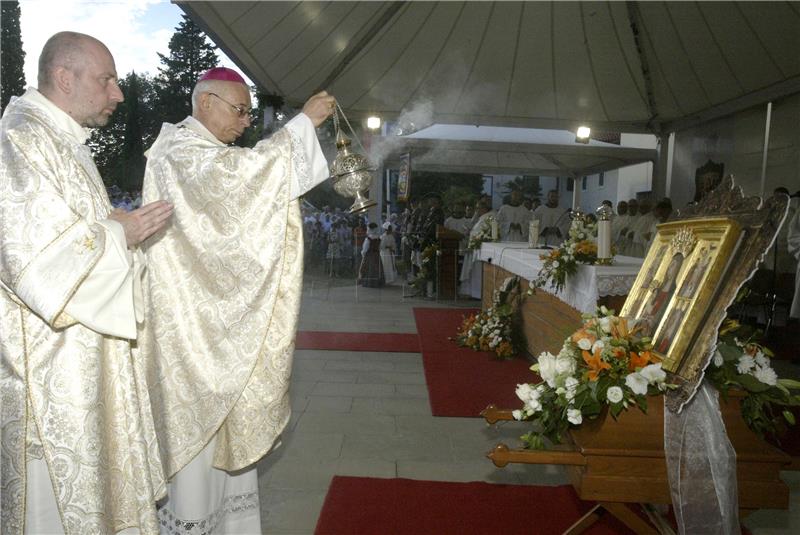 Proslava Velike Gospe Svetištu Majke Božje na Trsatu