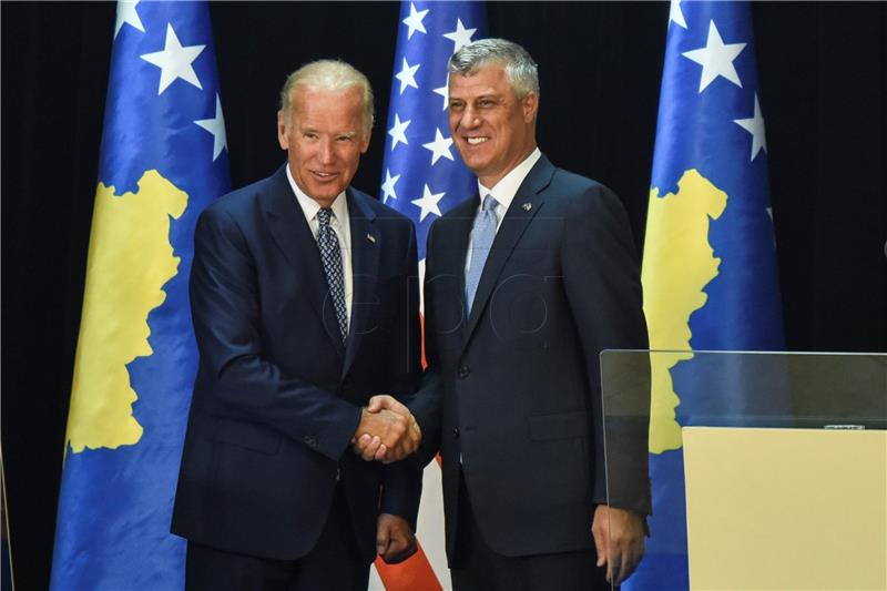 KOSOVO US VICE PRESIDENT VISIT