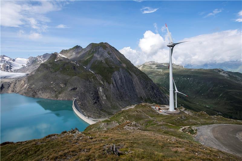 SWITZERLAND ALPS WIND PARK