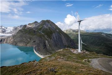 SWITZERLAND ALPS WIND PARK