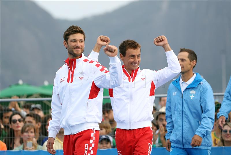 RIO2016: Jedrenje, 470, Fantela i Marinić - dodjela medalja