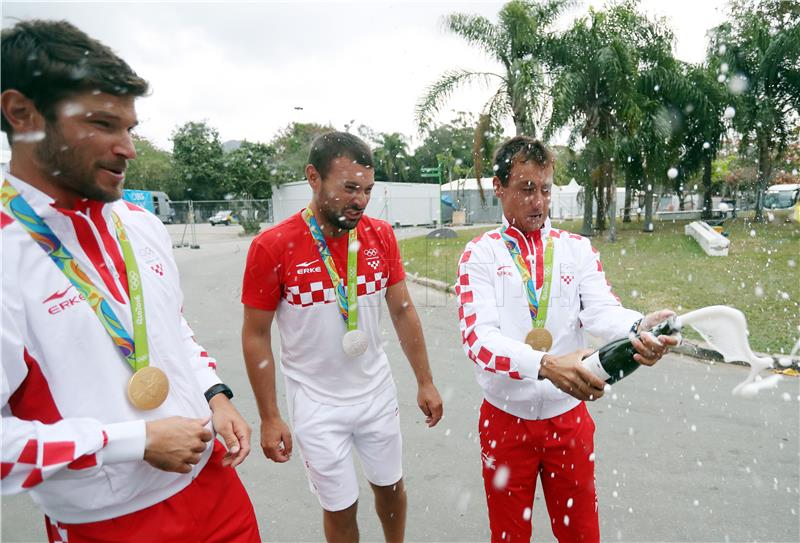 RIO2016: Jedrenje, 470, Fantela i Marinić - dodjela medalja