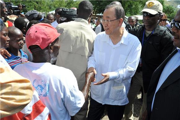 Ban ki-moon: UN ima moralnu odgovornost da pomogne žrtvama kolere na Haitiju