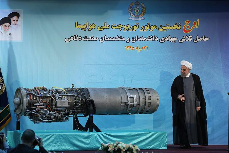 IRAN DEFENCE FIGHTER PLANE ENGINE