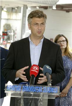 Plenković: Istra i Primorsko-goranska županija jednako su nam važni kao i drugi dijelovi Hrvatske