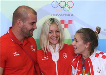 Doček hrvatskih sportaša sa Olimpijskih igara u Rio de Janeiru - Kolak, Šimić, Žunić