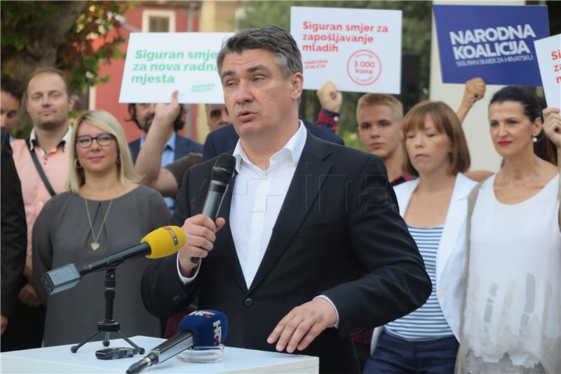 Milanovic: Left coalition can lead Croatia to order again