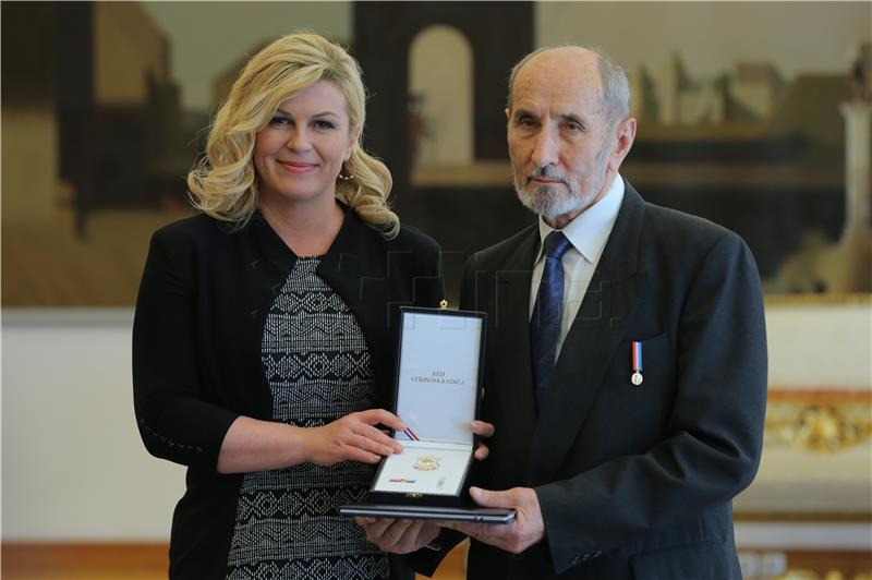 Ex-political emigrant decorated by Croatian president