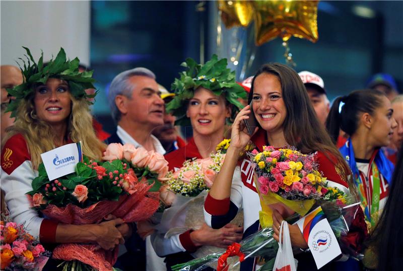 Ruski olimpijci dočekani kao heroji