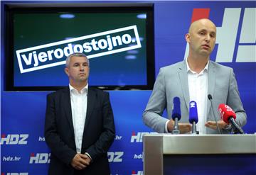  U Središnjici HDZ-a održana je konferencija za medije 