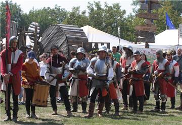 Renesansni festival na koprivničkim bedemima okupio brojne europske vitezove