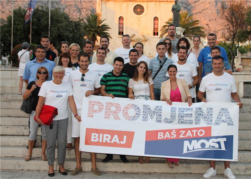 IZBORI 2016. Makarska: Most predstavio kandidate za 10. izbornu jedinicu