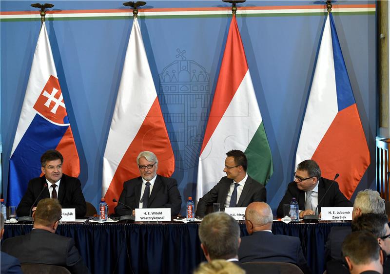 HUNGARY V4 FOREIGN MINISTERS