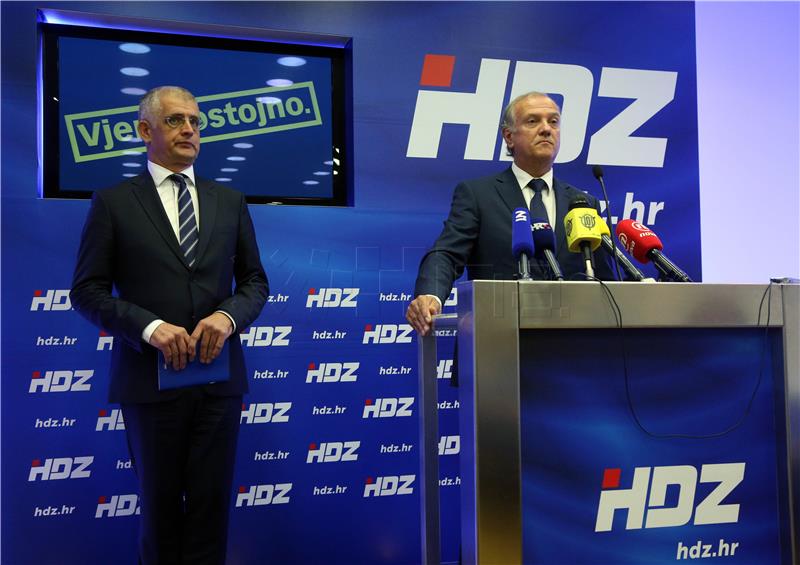 Konferencija za medije o pravosuđu u izbornom programu HDZ-a