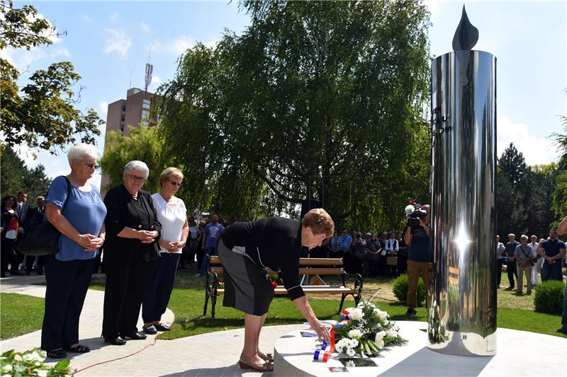 Vukovar: Otkriveno spomen obilježje nestalima u Domovinskom ratu