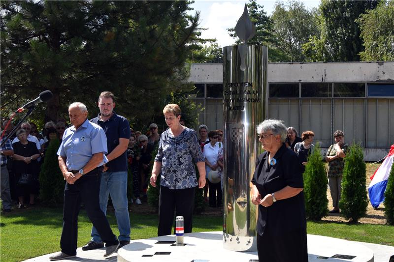 Vukovar: Otkriveno spomen obilježje nestalima u Domovinskom ratu