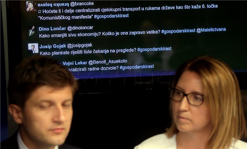  TweetUp HDZ-a na temu gospodarskog rasta i otvaranja novih radnih mjesta