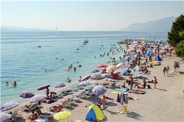 Turisti u Baškoj Vodi