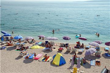 Turisti u Baškoj Vodi