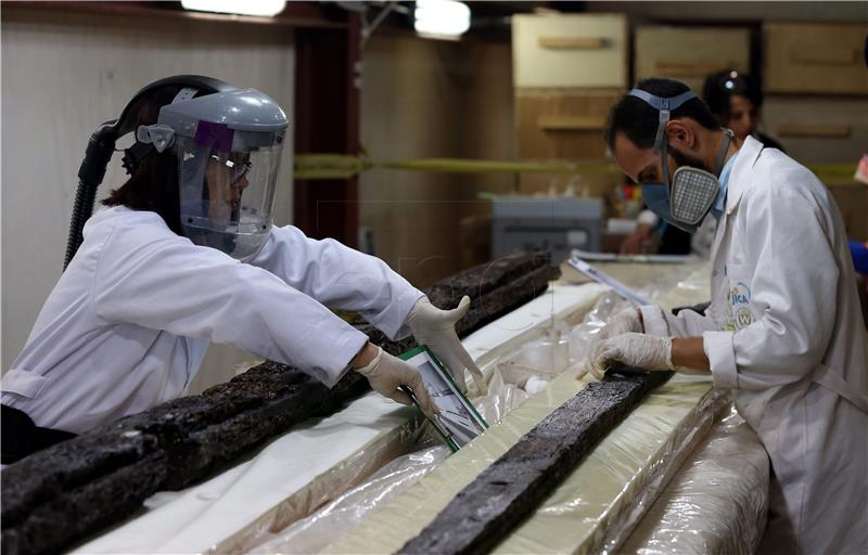 EGYPT ARCHEOLOGY SOLAR BOAT REVEALED