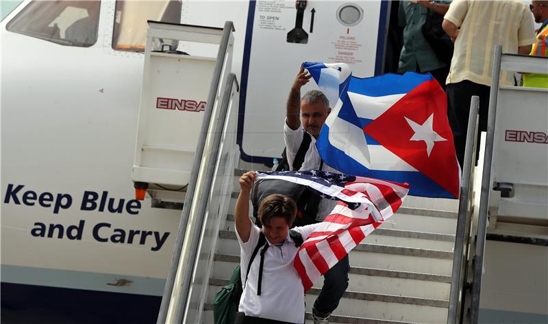 CUBA USA FIRST COMMERCIAL FLIGHT