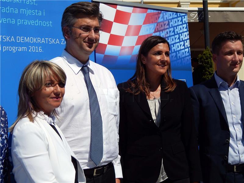 Plenković u obilasku III. izborne jedinice posjetio Krapinu