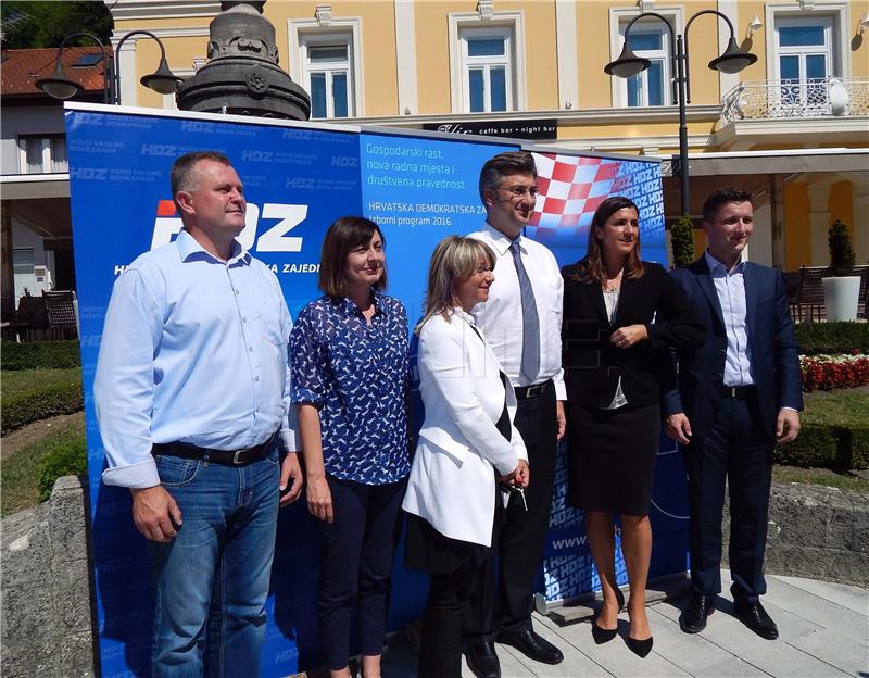 Plenković u obilasku III. izborne jedinice posjetio Krapinu