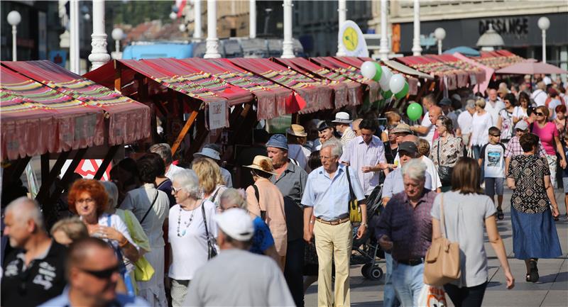 9. ZeGeVege festival na Trgu bana Jelačića u Zagrebu