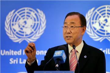 SRI LANKA UN SECRETARY GENERAL BAN VISIT