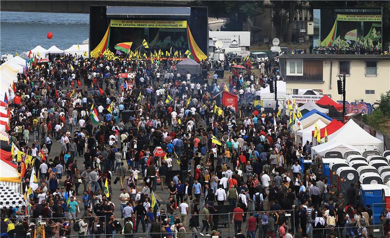 GERMANY TURKEY KURDS PROTEST