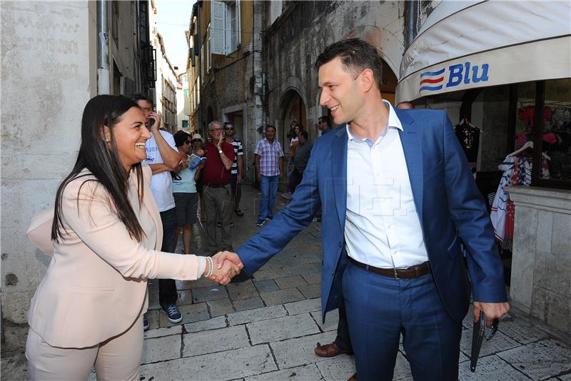 Split: Konferencija za medije Petrova i kandidata Mosta u X. izbornoj jedinici