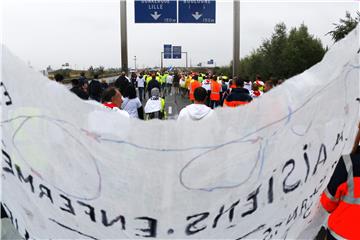 FRANCE PROTEST CALAIS JUNGLE