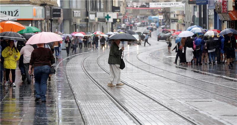 Kisni dan u Zagrebu