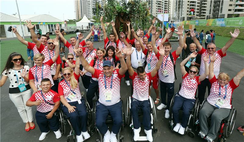 POI RIO2016: Svečanost podizanja zastave u Paraolimpijskom selu