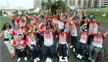 POI RIO2016: Svečanost podizanja zastave u Paraolimpijskom selu