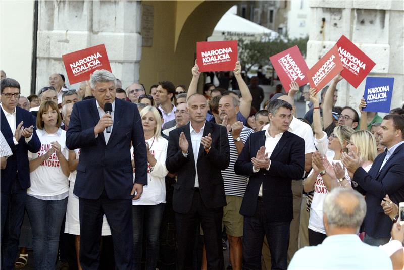 Rijeka: Predizborni skup Narodne koalicije za VIII. izbornu jedinicu