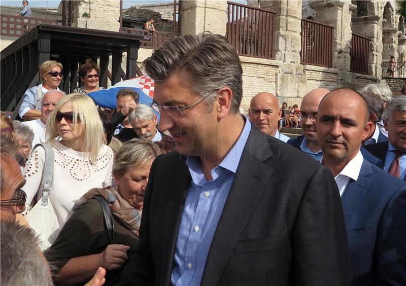 HDZ: Plenković posjetio Pulu