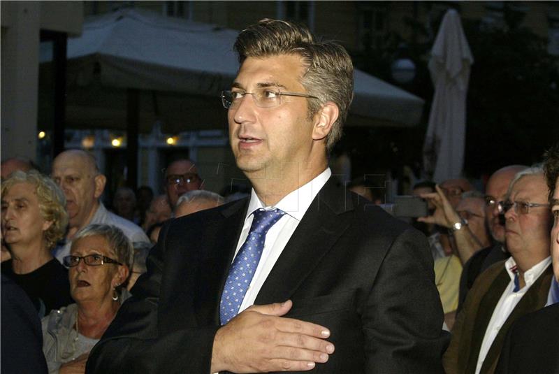 Rijeka: Plenković i kandidati s HDZ-ove liste za VIII. izbornu jedinicu održali su predizborni skup