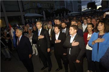 Rijeka: Plenković i kandidati s HDZ-ove liste za VIII. izbornu jedinicu održali su predizborni skup