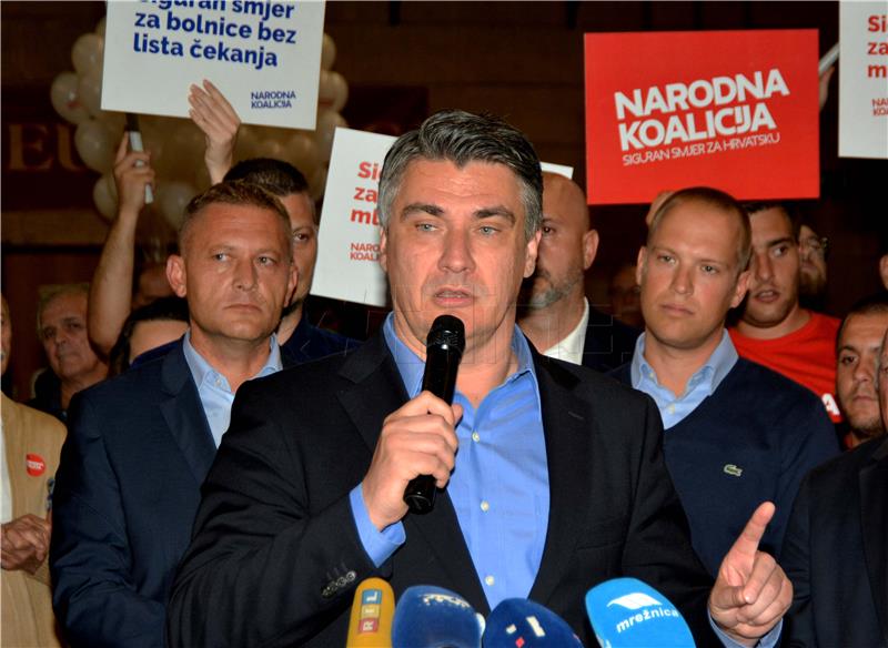 Milanovic says his coalition's victory to bring same rules for all, dialogue