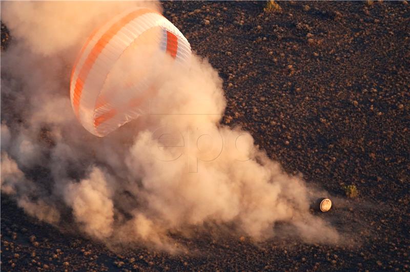 KAZAKHSTAN SPACE CREW LANDING