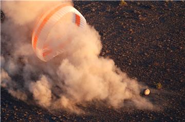 KAZAKHSTAN SPACE CREW LANDING