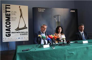 Konferencija za medije u povodu izložbe "Alberto Giacometti: Portreti sadašnjosti"