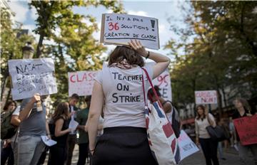 FRANCE EDUCATION PROTEST