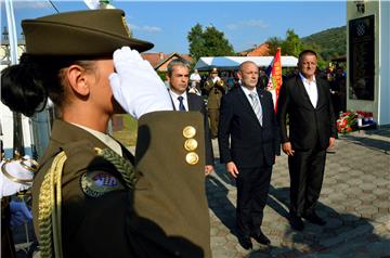 Kusonje: obilježena 25. godišnjica tragične pogibije pripadnika A satnije 105. Bjelovarske brigade. 