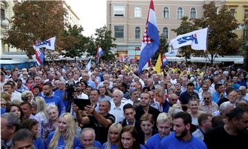 Izbori 2016.  Završni skup HDZ-a u Zagrebu