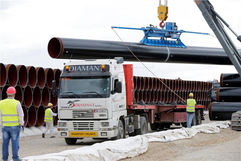 ALBANIA ECONOMY TRANS ADRIATIC PIPELINE